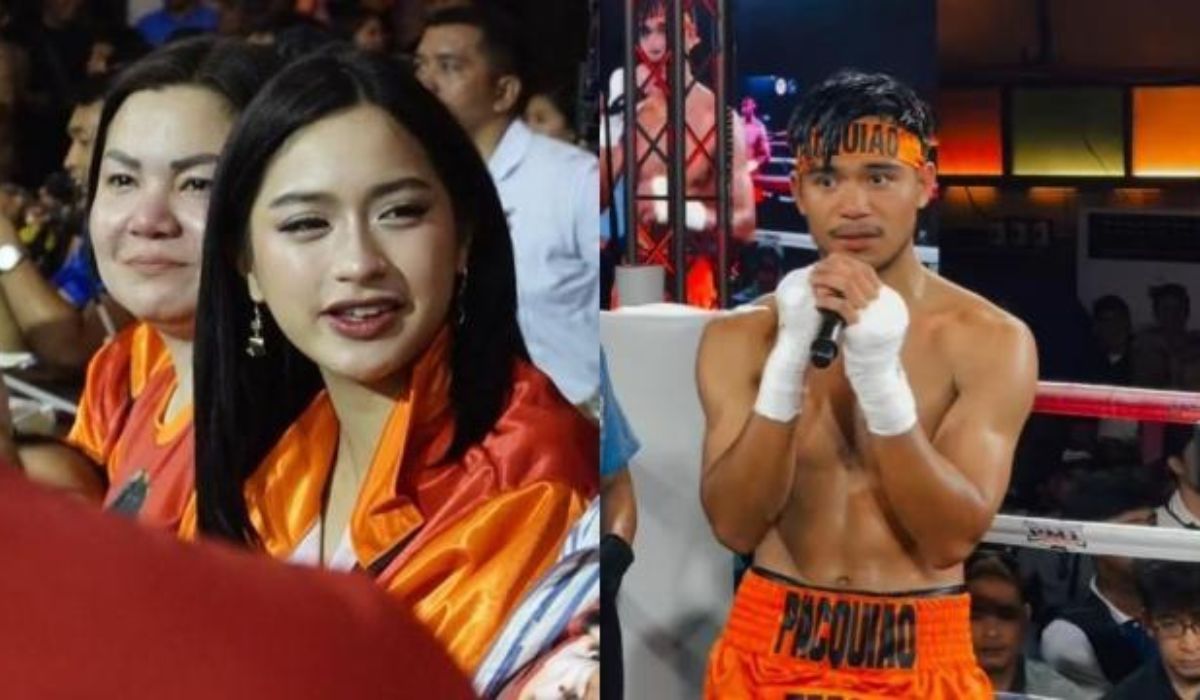 Jillian Ward, namataan sa ringside ni Eman Pacquiao: 'supportive friend' o something more?